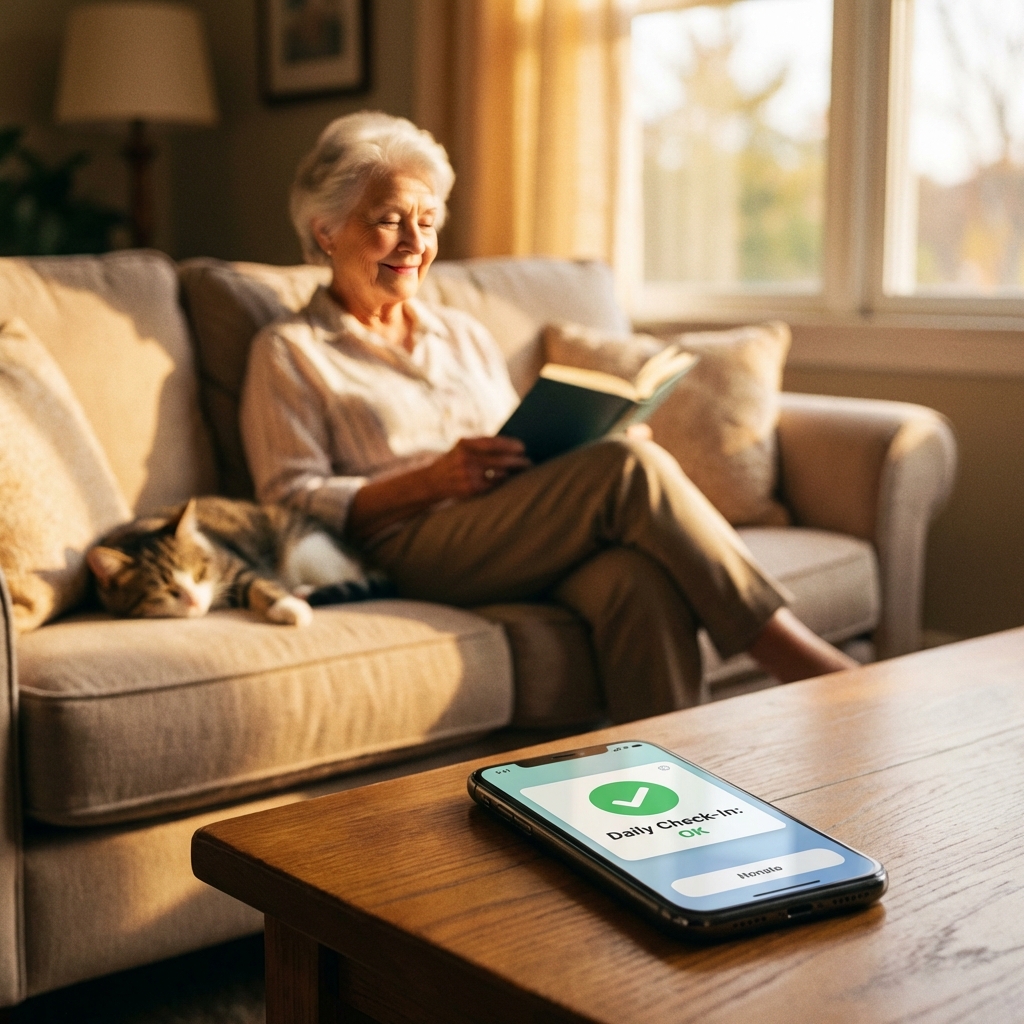 Peace of mind with DailyOK check-in